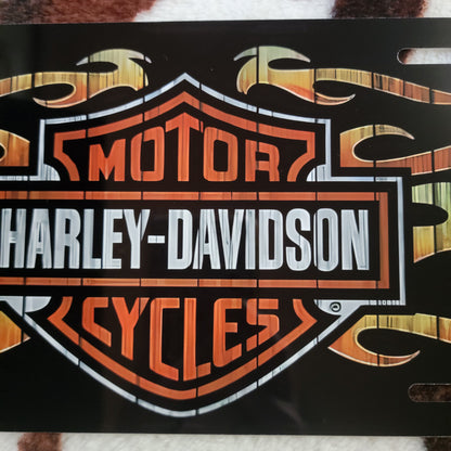 Harley Davidson Custom Car Tag License Plate