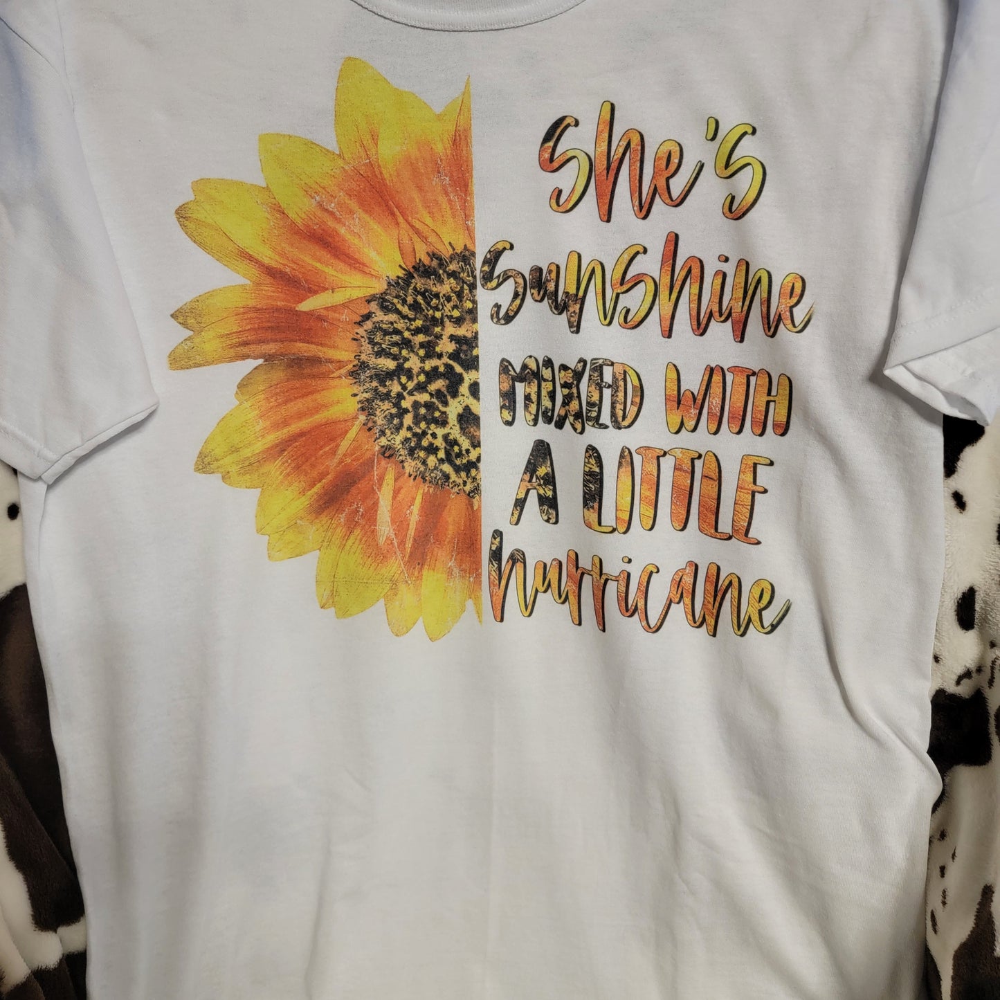 Shes Sunshine Mixed With Hurricane Graphic Tee