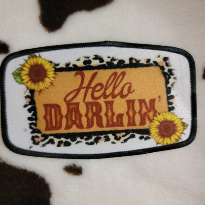 Hello Darlin Hat Patch