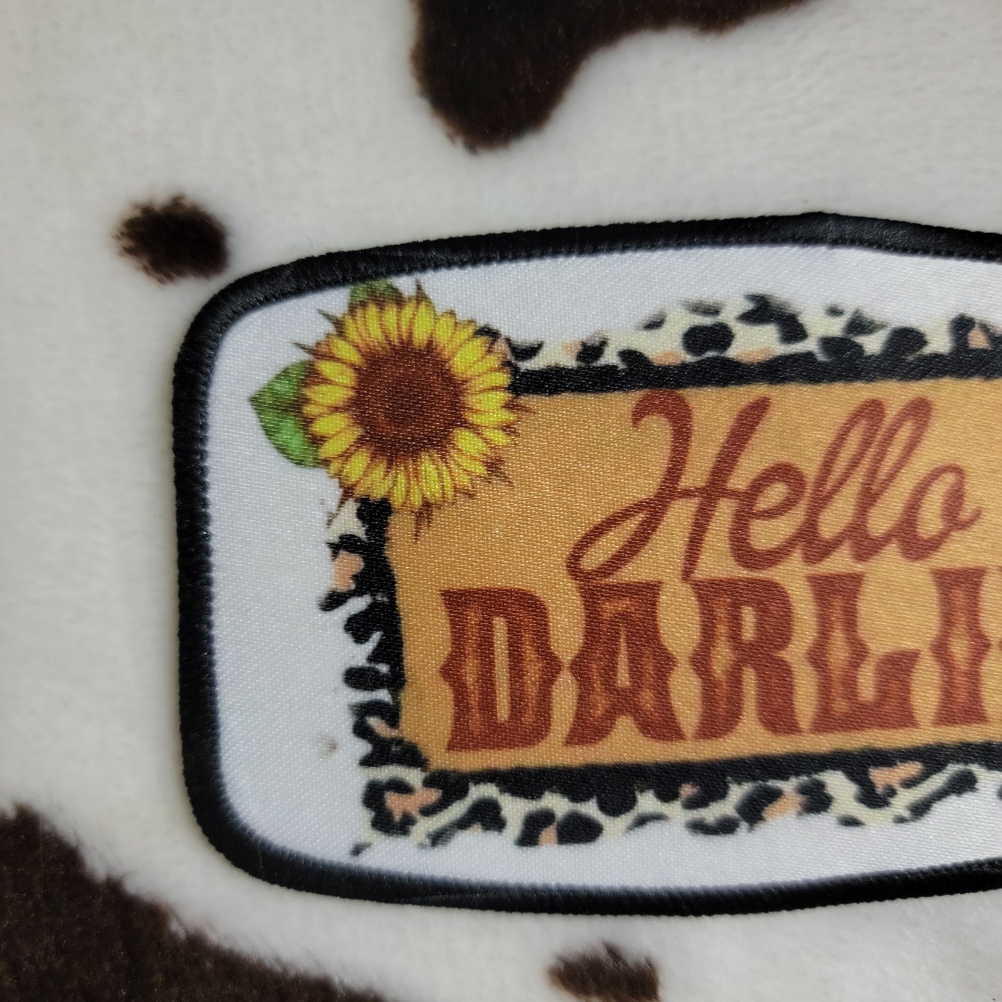 Hello Darlin Hat Patch