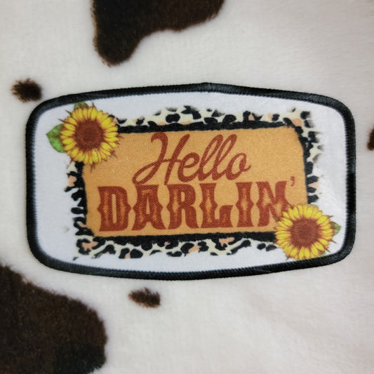 Hello Darlin Hat Patch