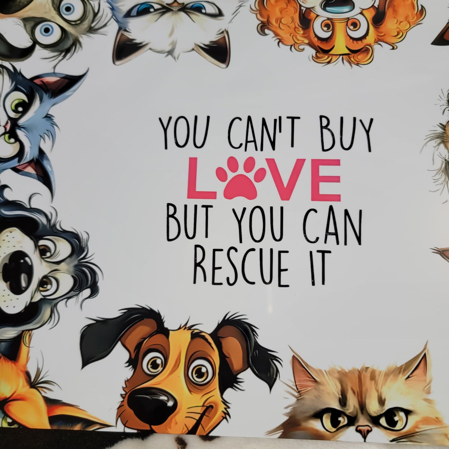 Dogs Rescue Metal Sign