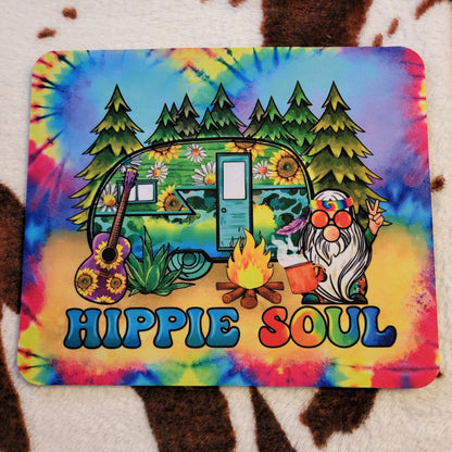 Hippie Gnome Computer Mouse Pad