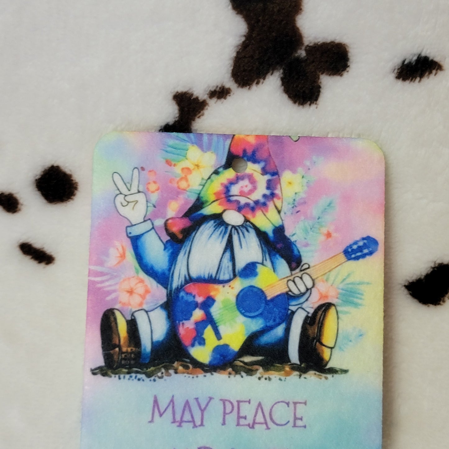 Peace Gnome Unscented Car Air Freshener Freshie