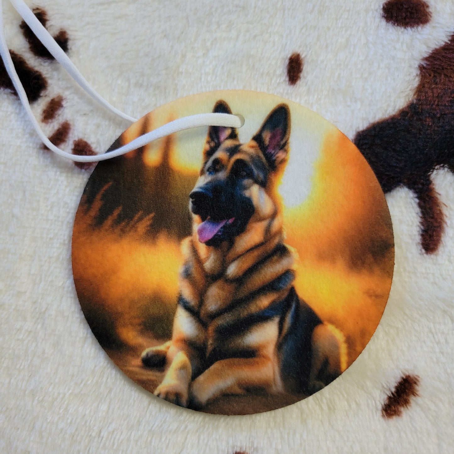 German Shepherd Dog Unscented Car Air Freshener