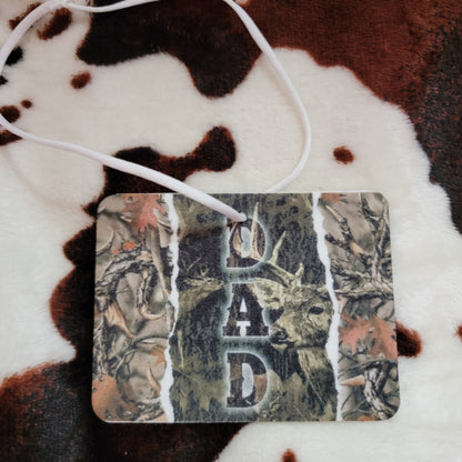 Dad Camo Unscented Car Air Freshener