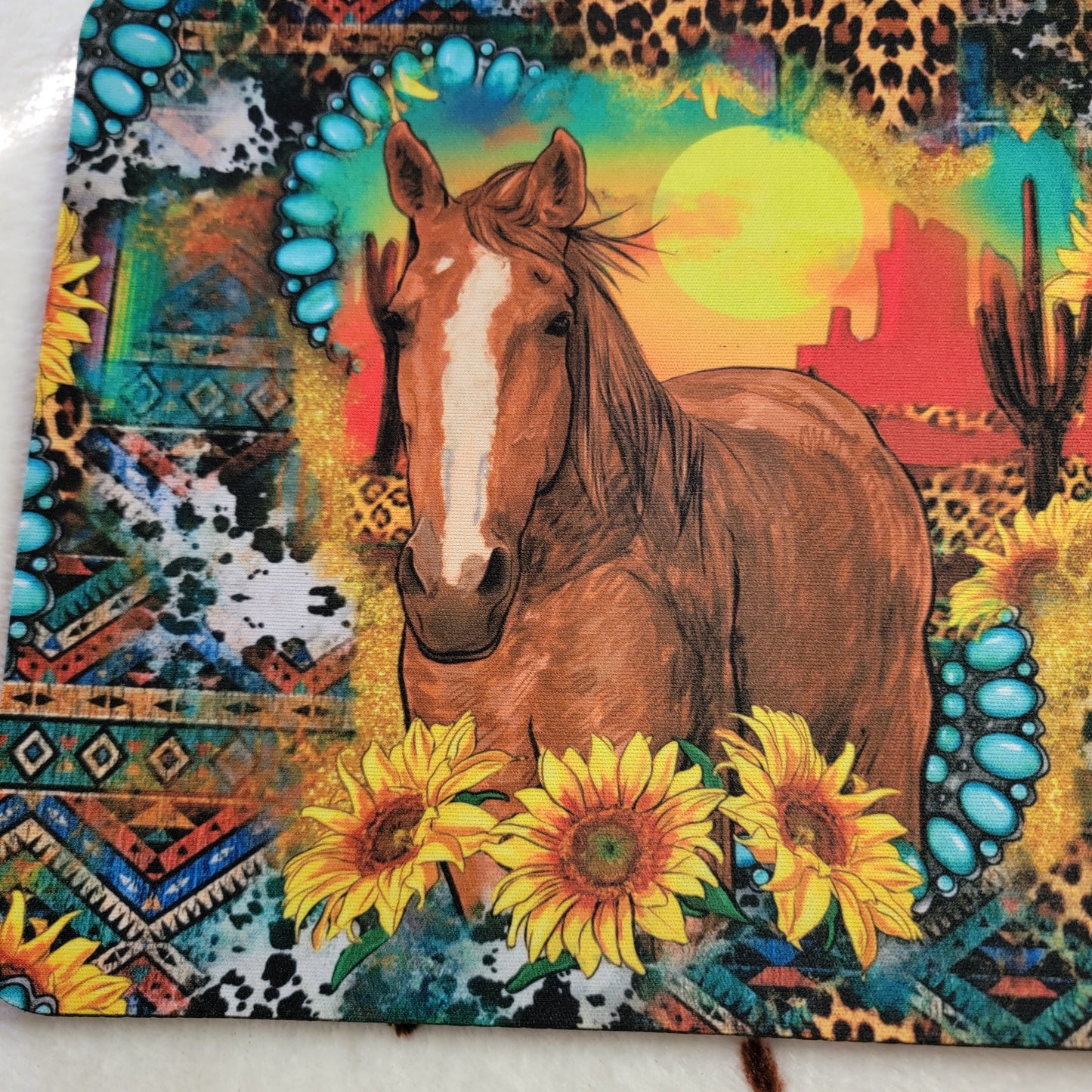 Western Horse Mouse Pad