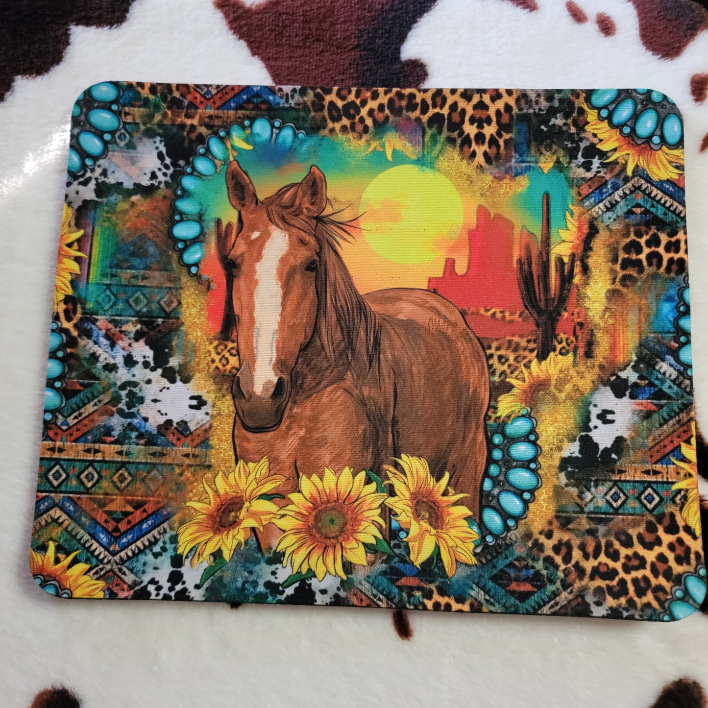 Western Horse Mouse Pad