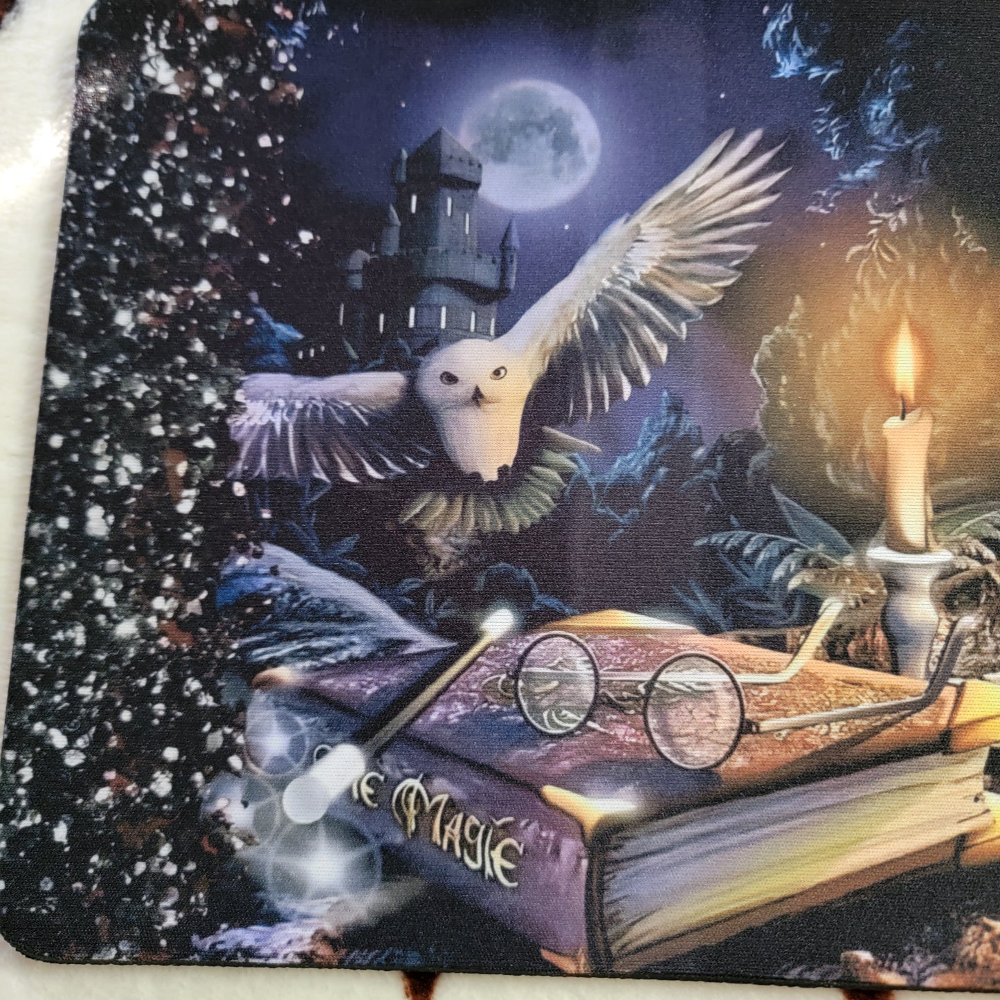 Midnight Owl Mouse Pad