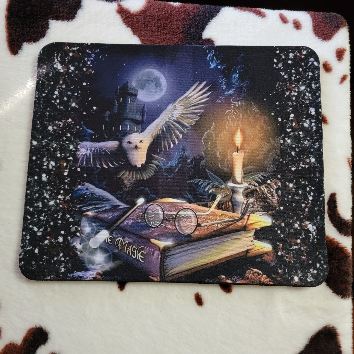 Midnight Owl Mouse Pad