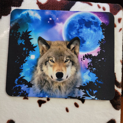 Wolf Nightfall Mouse Pad