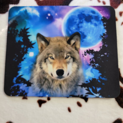 Wolf Nightfall Mouse Pad