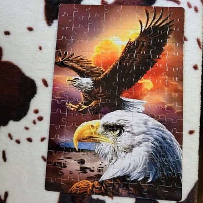 Flying Eagle 120 Piece Handmade Jigsaw Puzzle