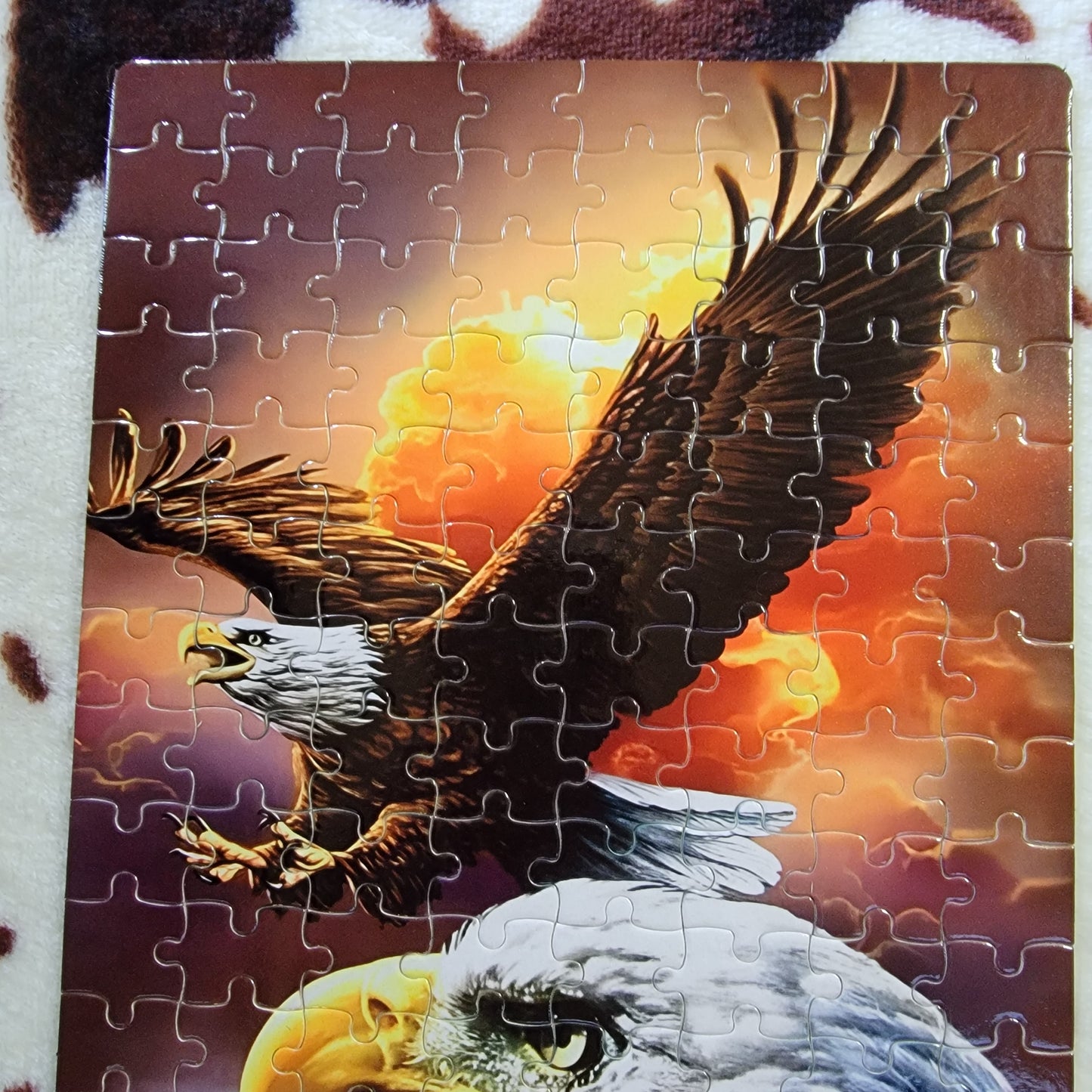 Flying Eagle 120 Piece Handmade Jigsaw Puzzle