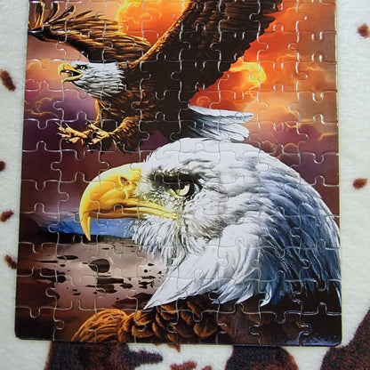 Flying Eagle 120 Piece Handmade Jigsaw Puzzle