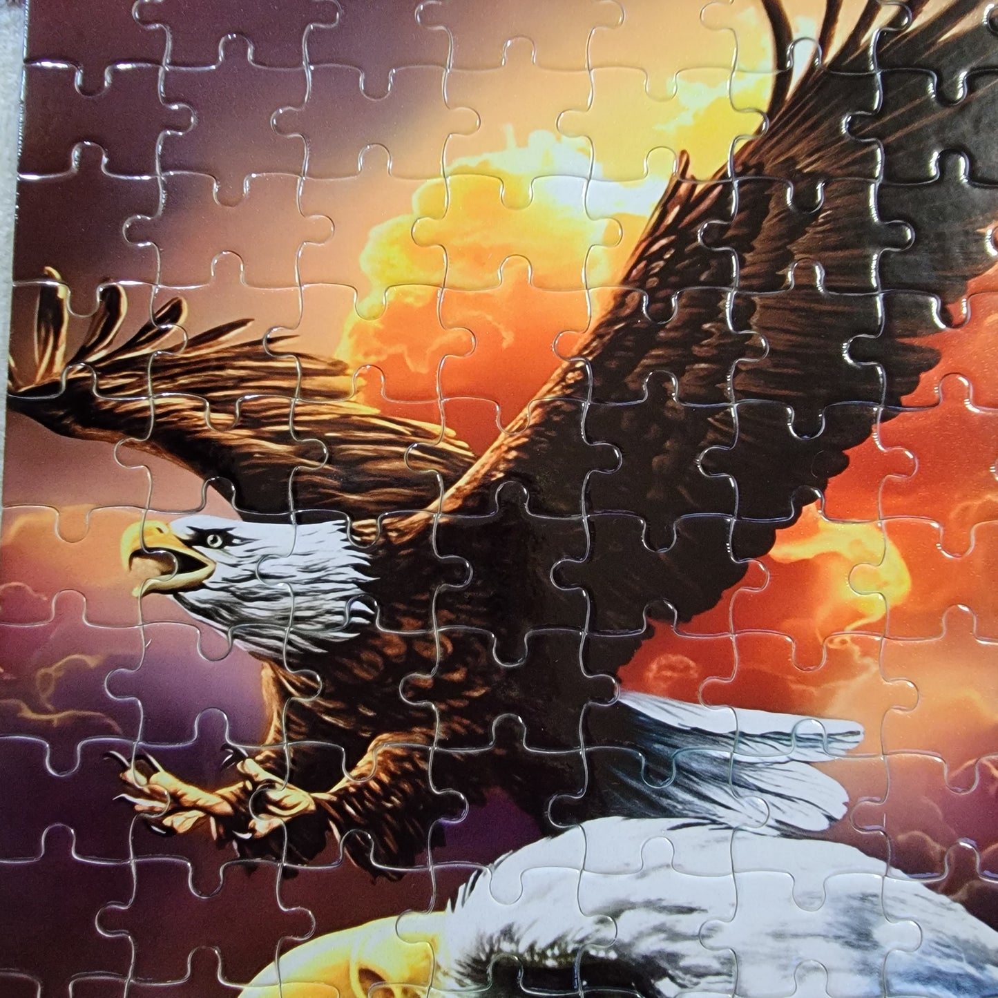 Flying Eagle 120 Piece Handmade Jigsaw Puzzle