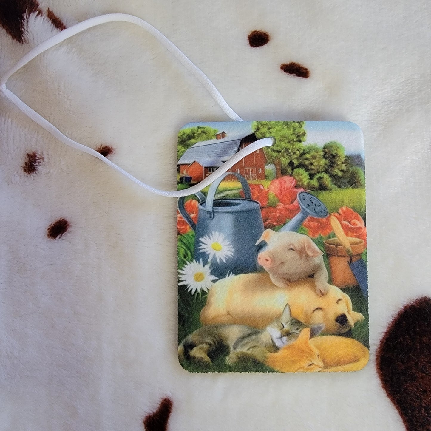 Farm Animals Unscented Car Air Freshener Freshie