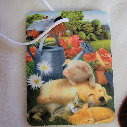 Farm Animals Unscented Car Air Freshener Freshie