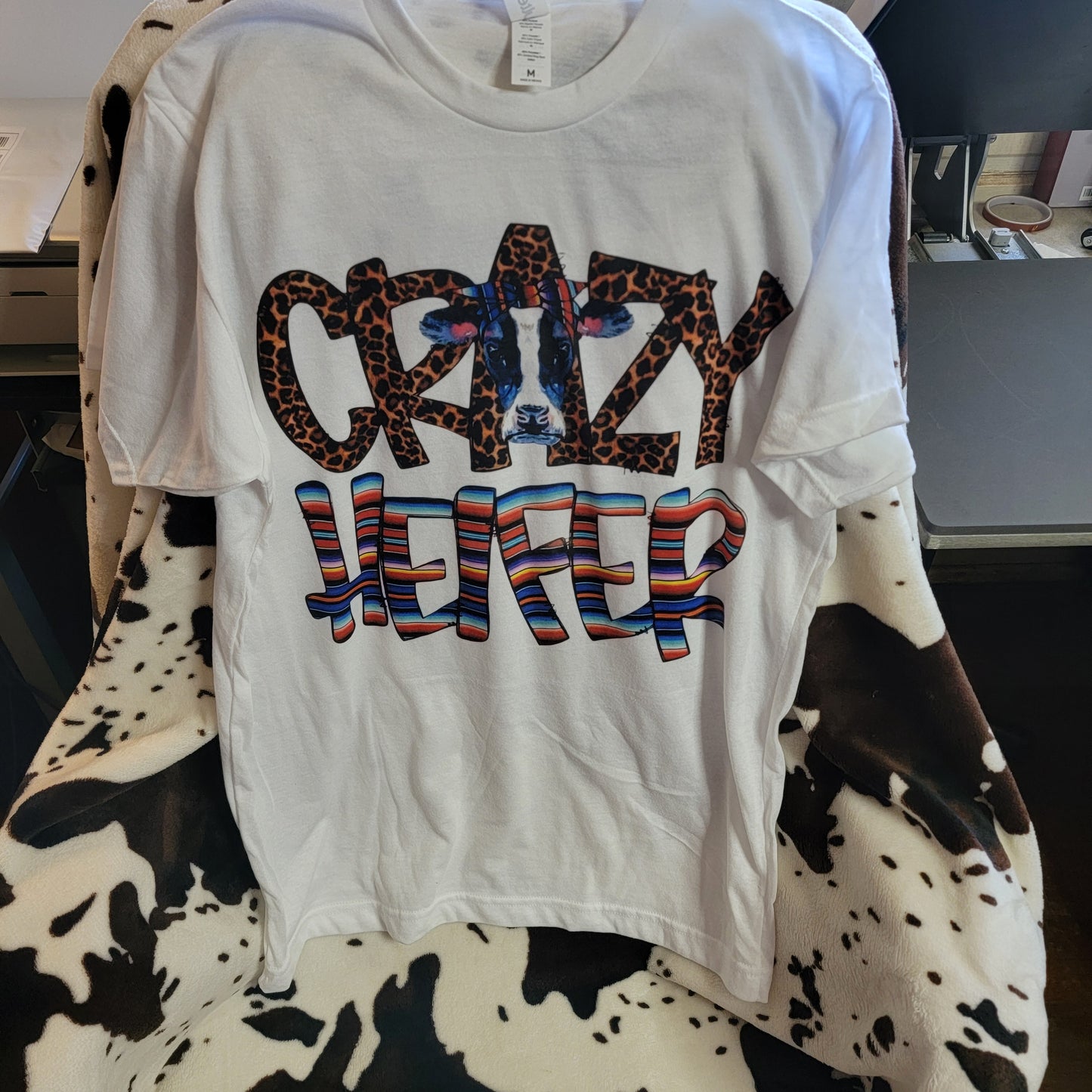 Crazy Heifer Graphic T-Shirt