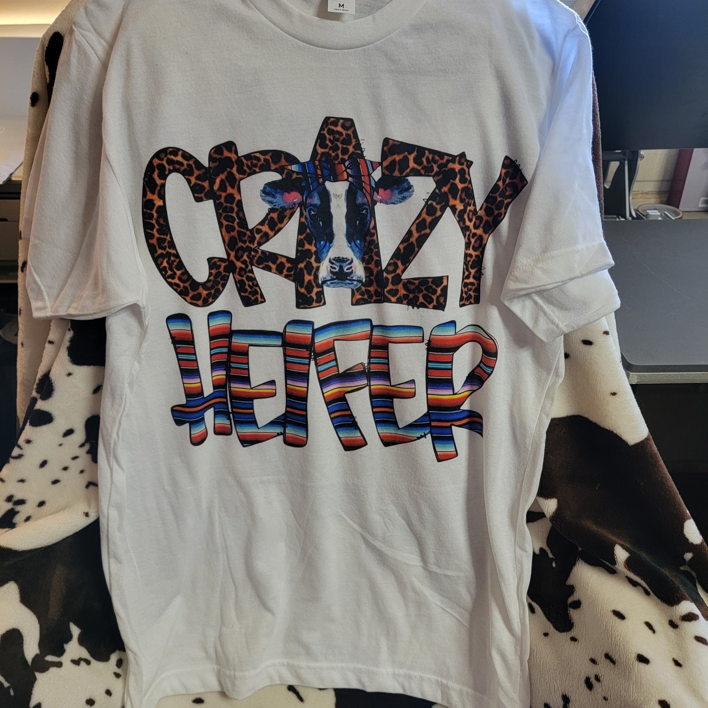 Crazy Heifer Graphic T-Shirt