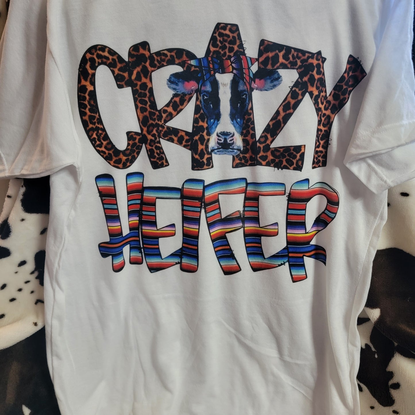 Crazy Heifer Graphic T-Shirt