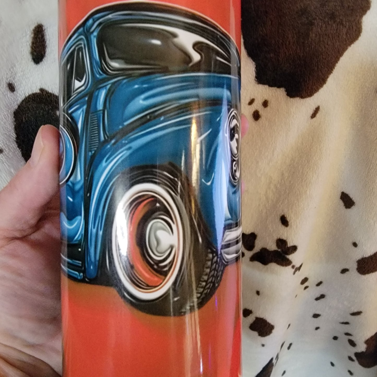 Hot Rod Old Truck Red 20oz Skinny Tumbler