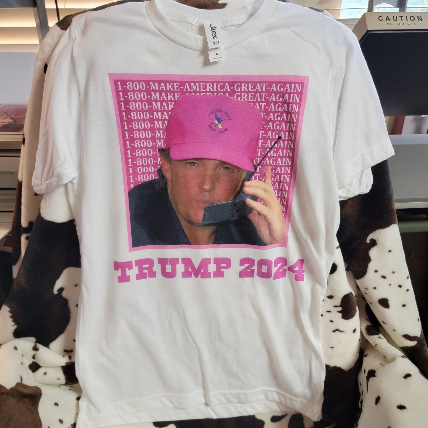 Trump 2024 Pink Graphic T-Shirt