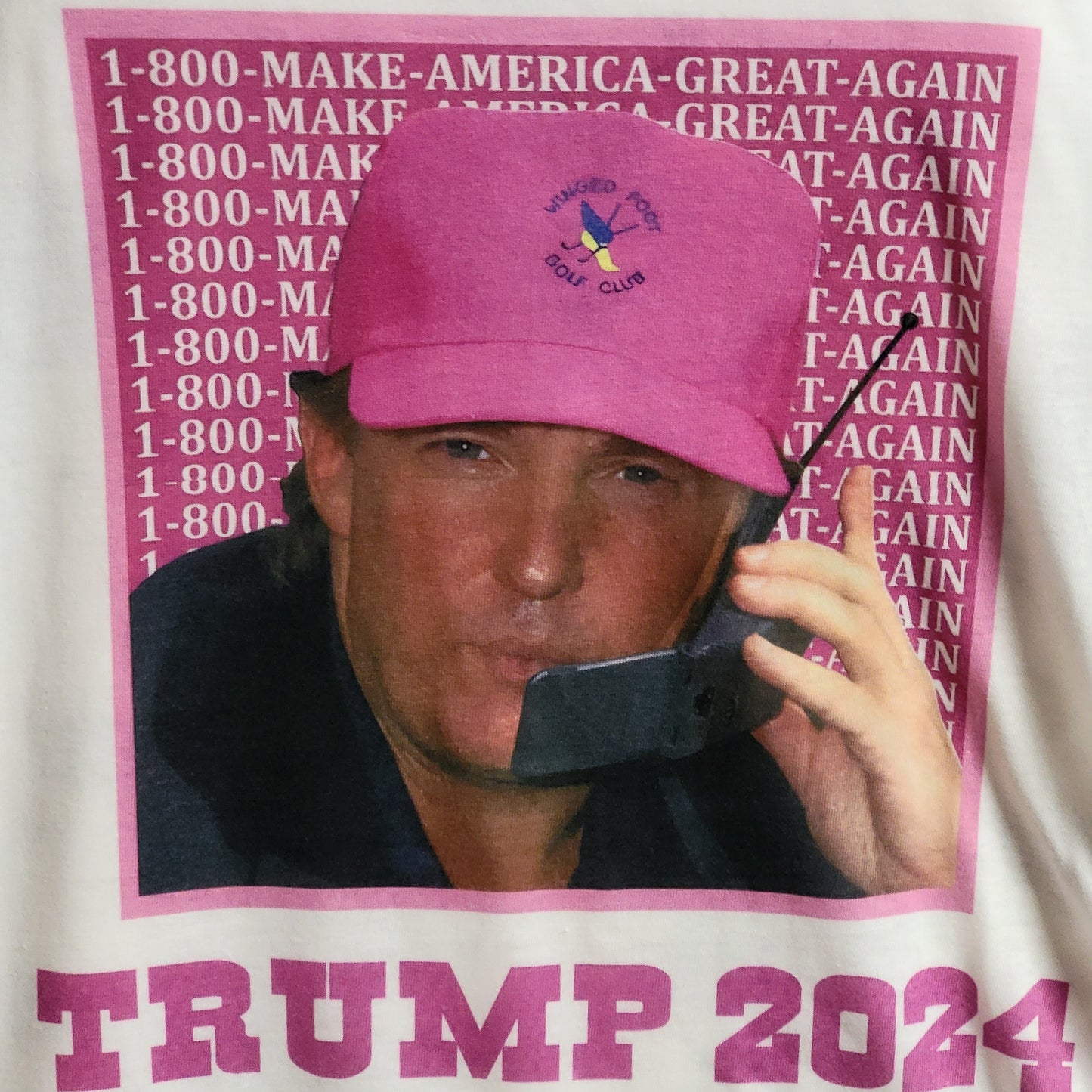 Trump 2024 Pink Graphic T-Shirt