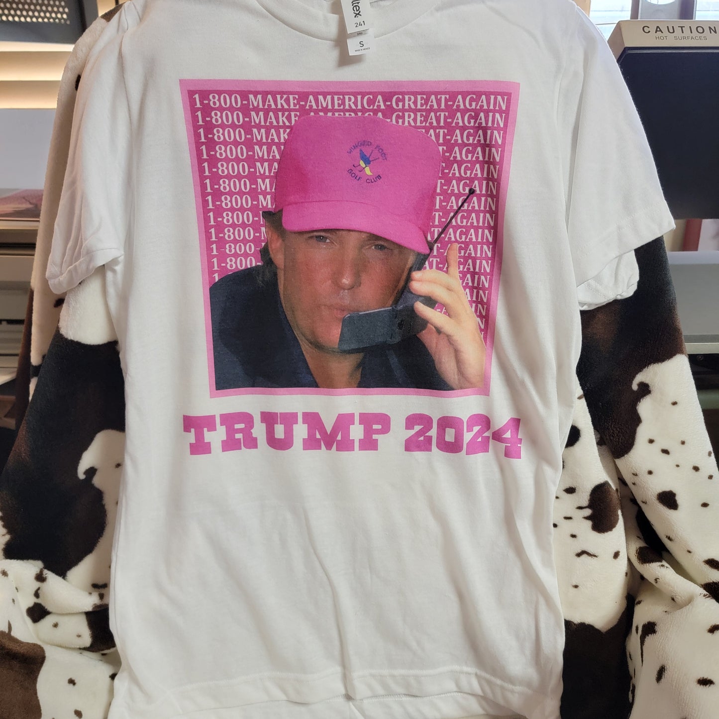 Trump 2024 Pink Graphic T-Shirt