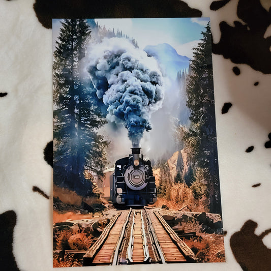 Wilderness Train Metal Sign