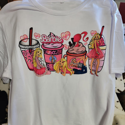 Barbie Coffee Graphic T-Shirt