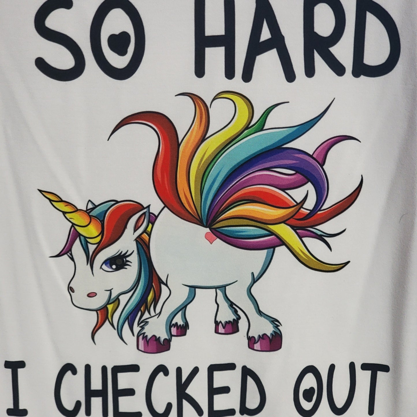 Unicorn I Rolled My Eyes Funny Graphic T-Shirt