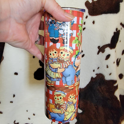 Raggedy Ann and Andy 20oz Skinny Tumbler