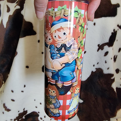 Raggedy Ann and Andy 20oz Skinny Tumbler