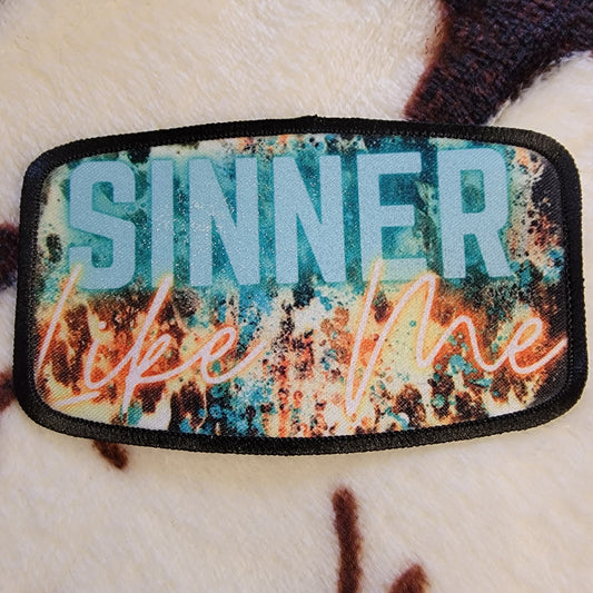 Sinner Like Me Hat Patch