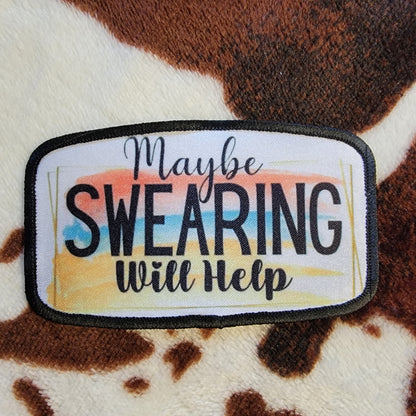 Maybe Swearing Will Help Hat Patch