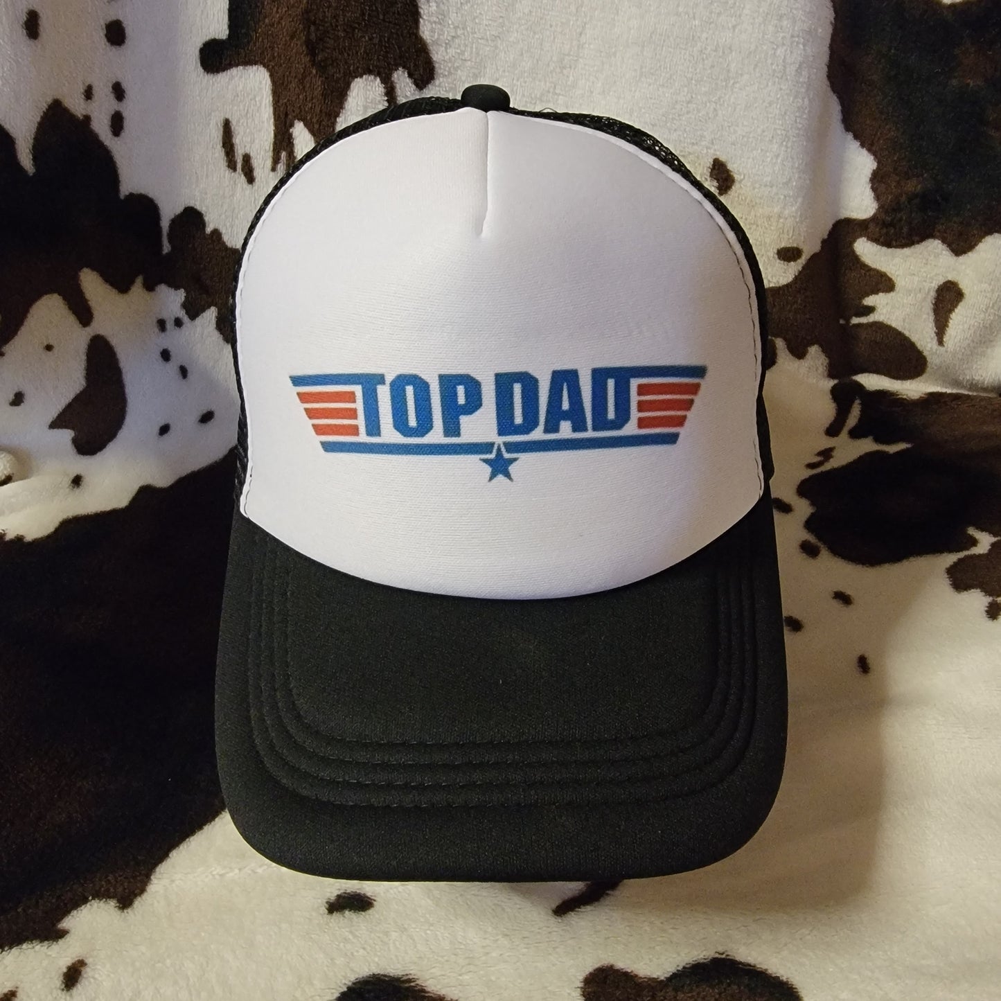 Top Dad Trucker Hat Snapback Foam Cap