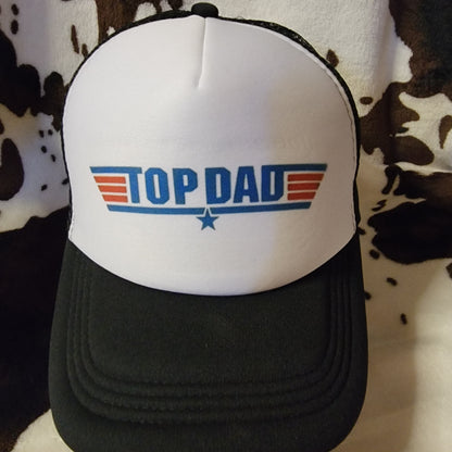 Top Dad Trucker Hat Snapback Foam Cap