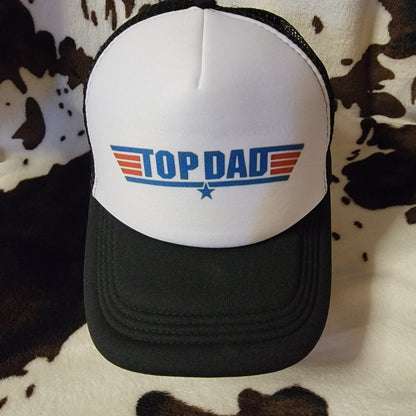 Top Dad Trucker Hat Snapback Foam Cap