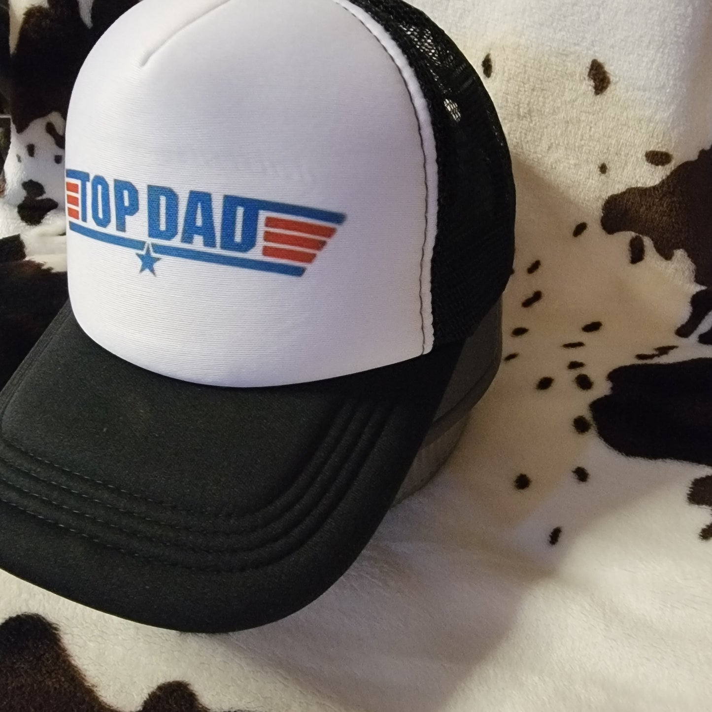 Top Dad Trucker Hat Snapback Foam Cap