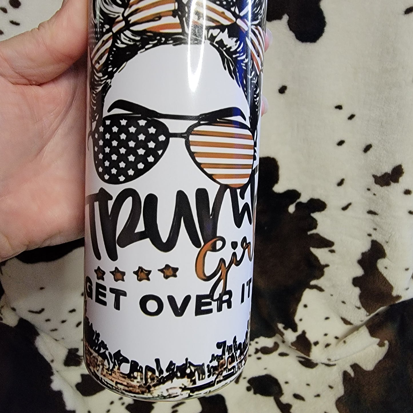 Trump Girl Custom 20oz Skinny Tumbler