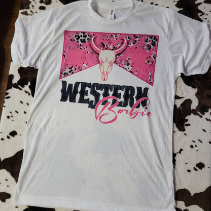 Western Barbie Graphic T-Shirt