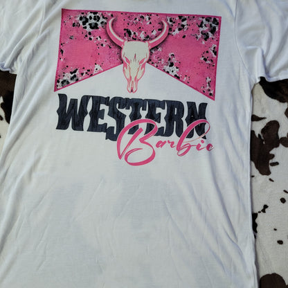 Western Barbie Graphic T-Shirt