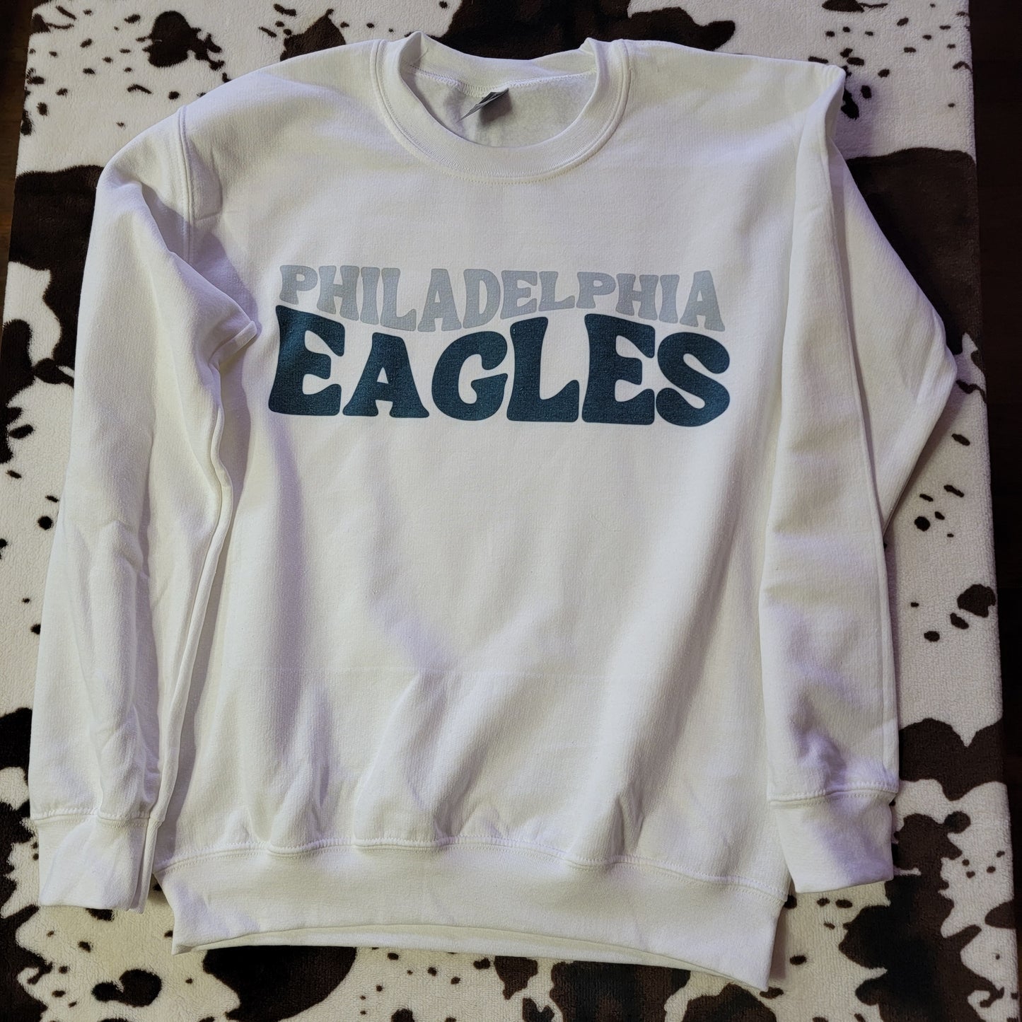 Eagles Football White Sweatshirt