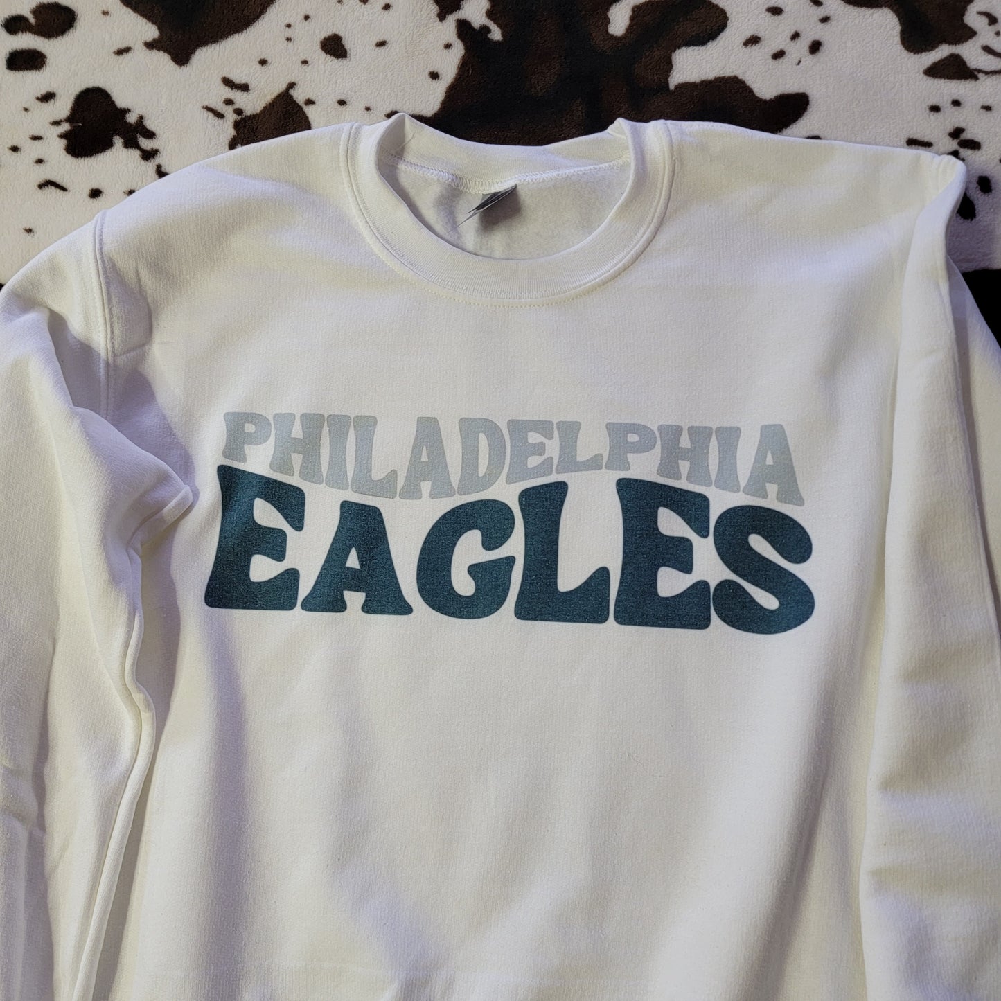 Eagles Football White Sweatshirt