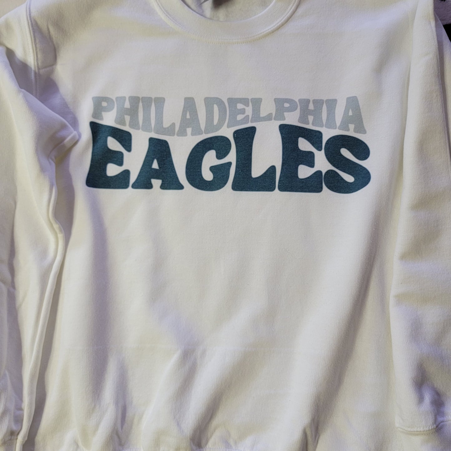 Eagles Football White Sweatshirt