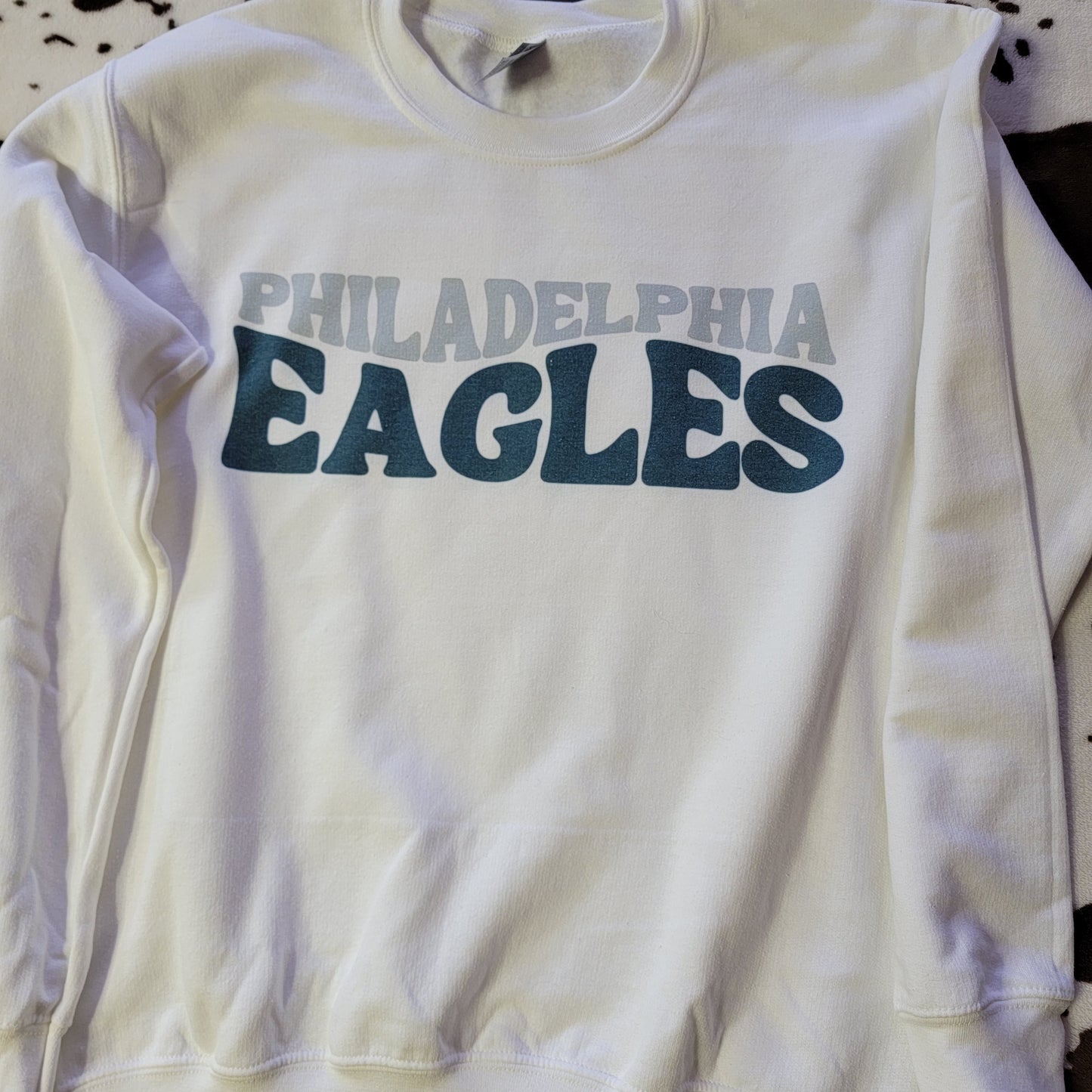 Eagles Football White Sweatshirt