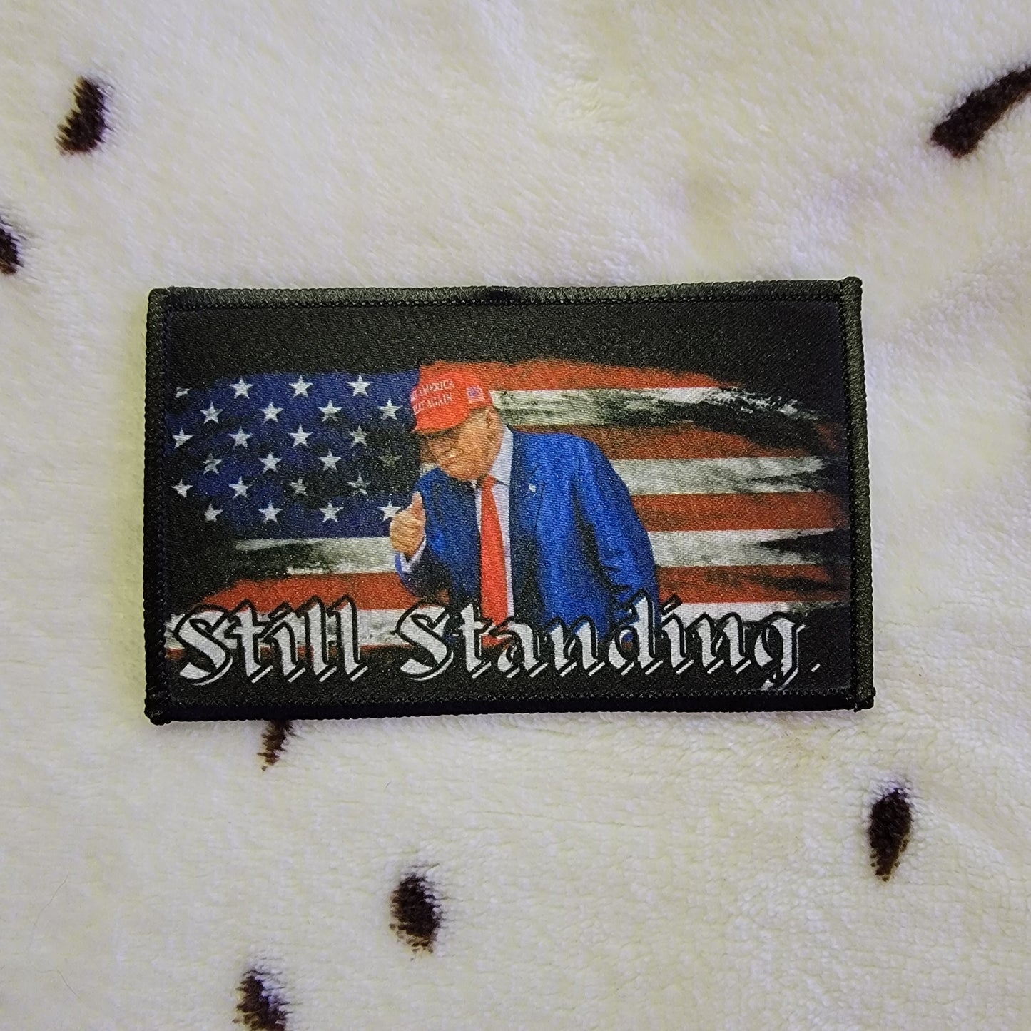 Trump Still Standing Hat Patch