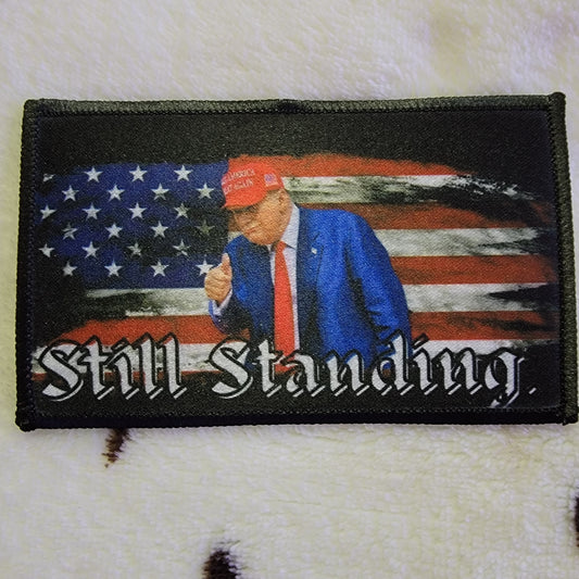 Trump Still Standing Hat Patch