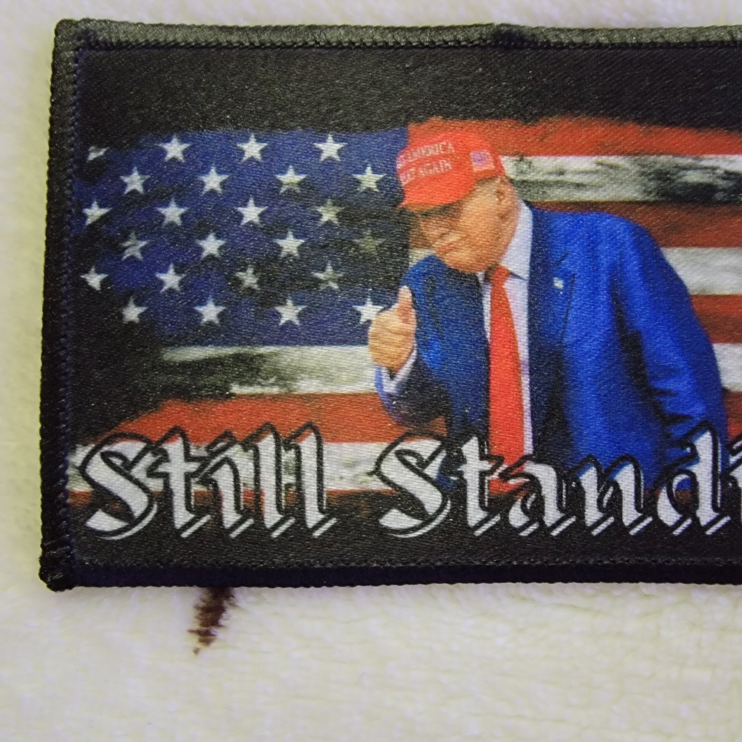 Trump Still Standing Hat Patch